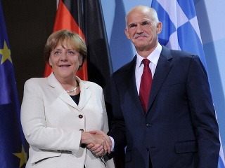 Angela Merkelová a Georgios