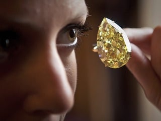Veľký žltý diamant by