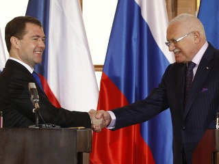 Klaus a Medvedev pobavili: