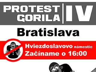 Protest Gorila 4 už