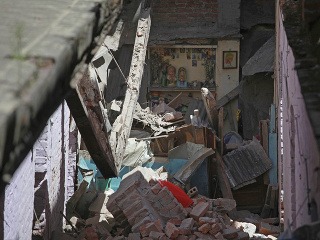Škody po silnom zemetrasení