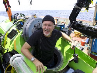 James Cameron pred hĺbkovým