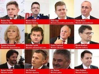 Kompletné zloženie Ficovho kabinetu: