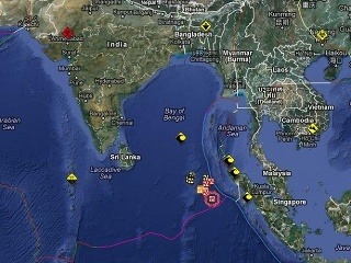 Mapa zemetrasení
