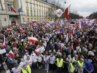 Vo Varšave protestovalo približne