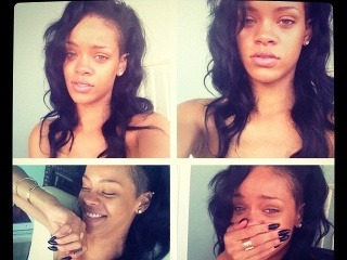 Rihanna bez mejkapu