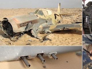 Sahara ukrývala lietadlo z