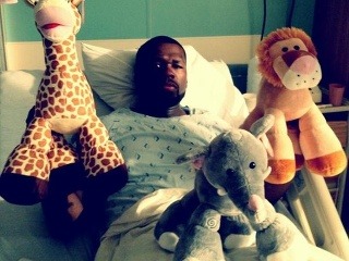 50 Cent bol hospitalizovaný