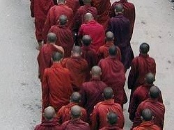 Smrť tibetského mnícha vo