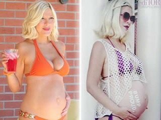 Tehotná Tori Spelling