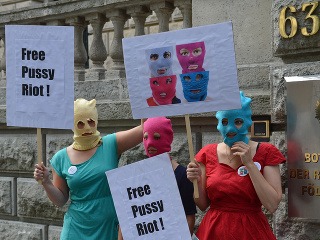 Protesty proti uväzneniu Pussy