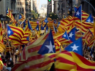 Katalánsky protest