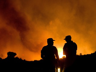Lesný požiar v Španielsku