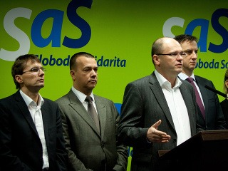 Členovia strany SaS