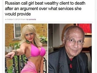 Luxusná prostitútka z Ruska