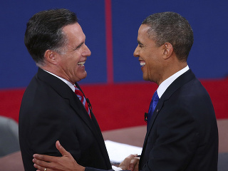 Mitt Romney a Barack