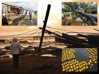 ONLINE Hurikán Sandy napáchal