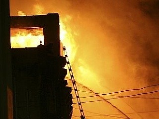 Požiar v bulharskom historickom