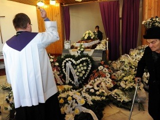 Pohreb robotníka Ivana Puškáša