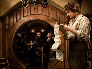 Záber z filmu Hobbit