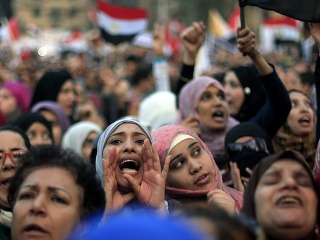 Protest v Káhire