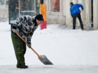 Husté sneženie ochromilo belgickú