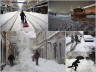 Zima ohrozuje Európu: Mestá