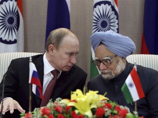 Vladimir Putin a Manmohan