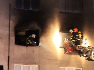 Požiar bytu na Študentskej