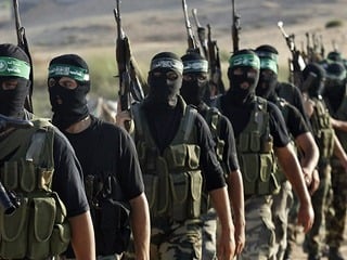 Militanti z hnutia Hamas