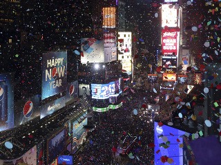 Na Times Square vítal