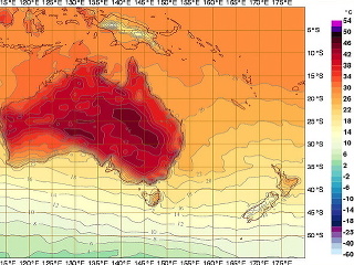 Horúčavy ničia Austráliu: Nové