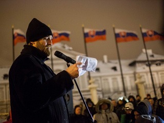 Protestné zhromaždenie v Bratislave