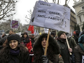 Protesty v Aténach