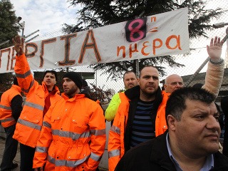 Štrajk v Grécku