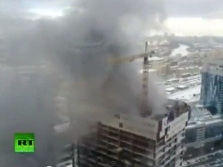 Požiar na moskovskej výškovej