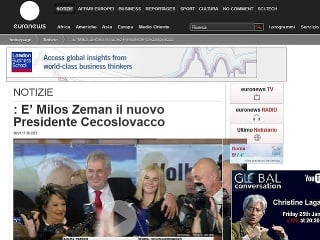 Euronews víta nového československého