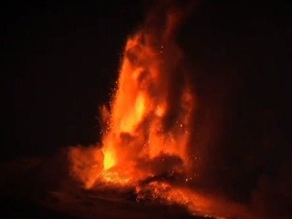Erupcie sicílskej sopky Etny