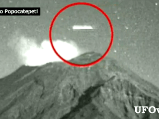 UFO nad vulkánom Popocatepetl: