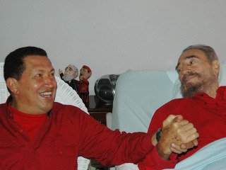 Hugo Chávez a Fidel