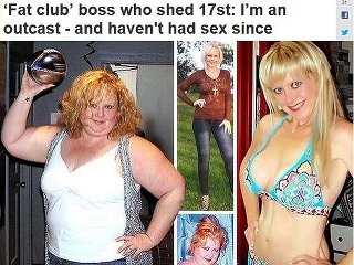 Žena schudla 110 kíl