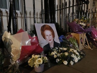 Oslavy Thatcherovej smrti sprevádzalo