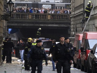 Výbuch v Prahe