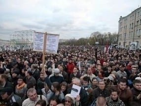 Rusi si pripomínajú protest