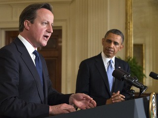 David Cameron a Barack