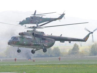 Vrtuľníky Mi 17 a