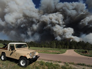 Lesný požiar v Colorade