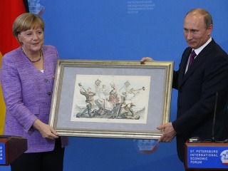 Angela Merkelová a Vladimír