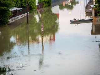 Záplavy v Komárne