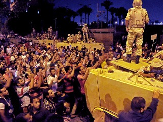 Počas roztržky na káhirskom